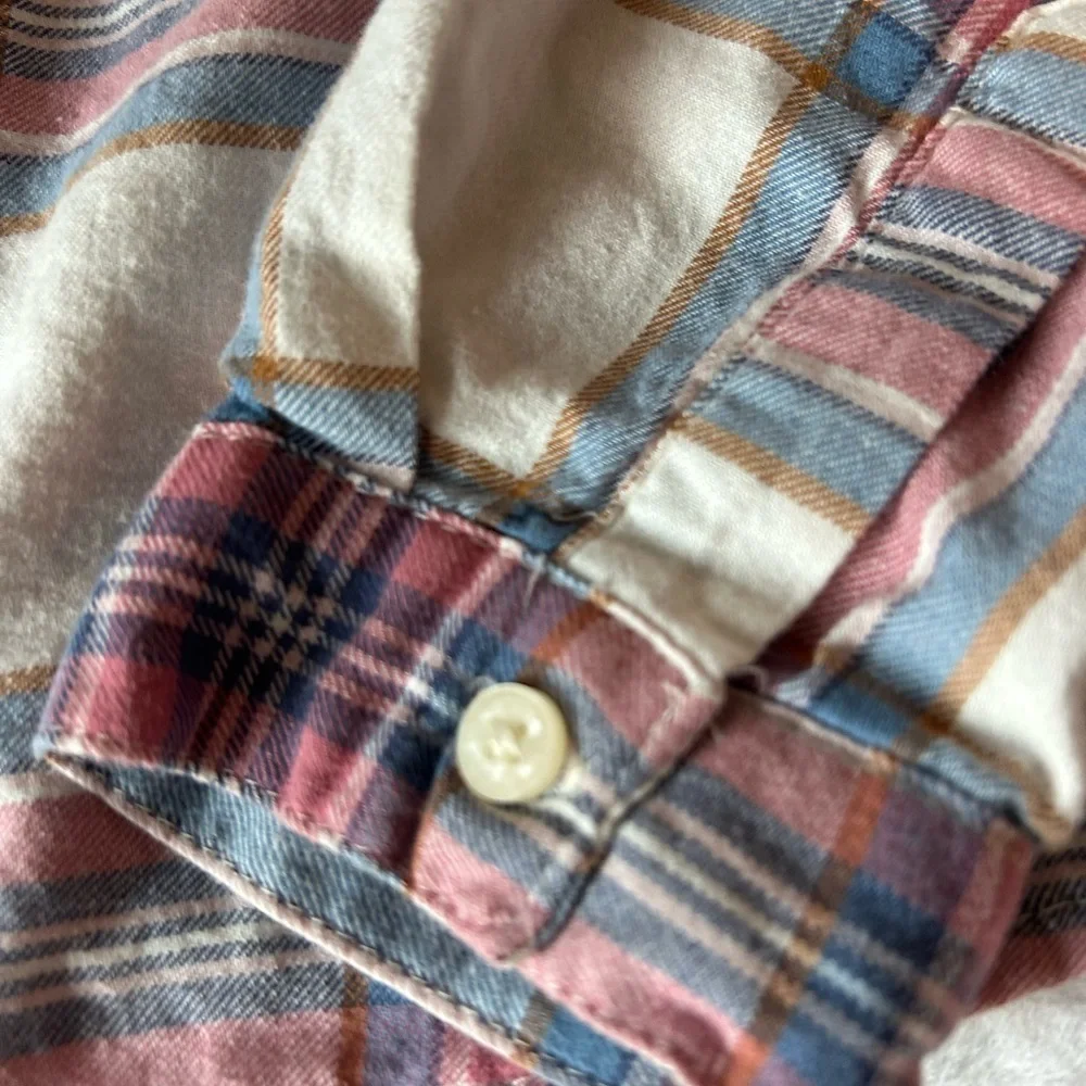 OshKosh Plaid Button Up Shirt Boys Size 8 Youth